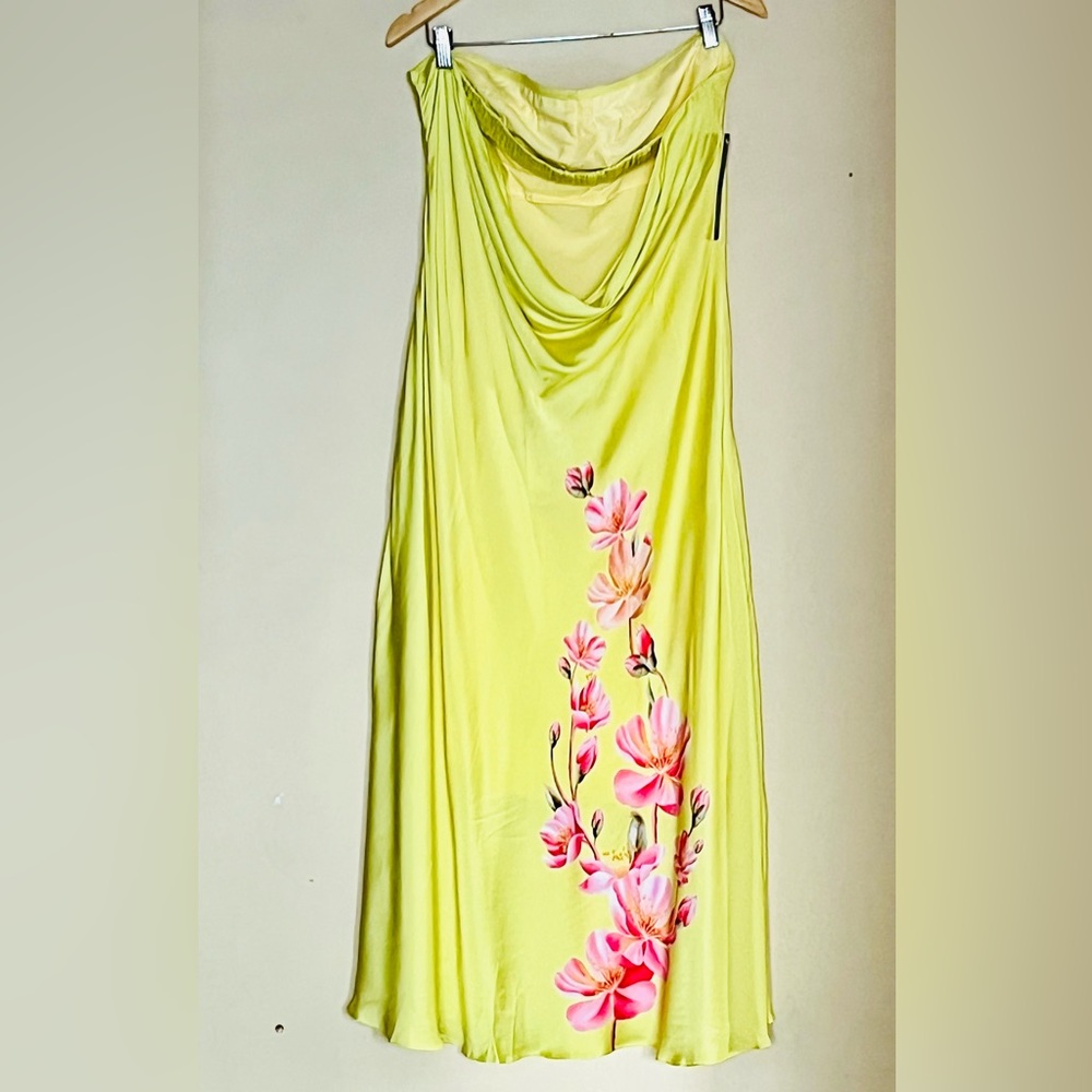 FARM RIO Strapless Printed Midi Split Dress - Picture 6 of 12